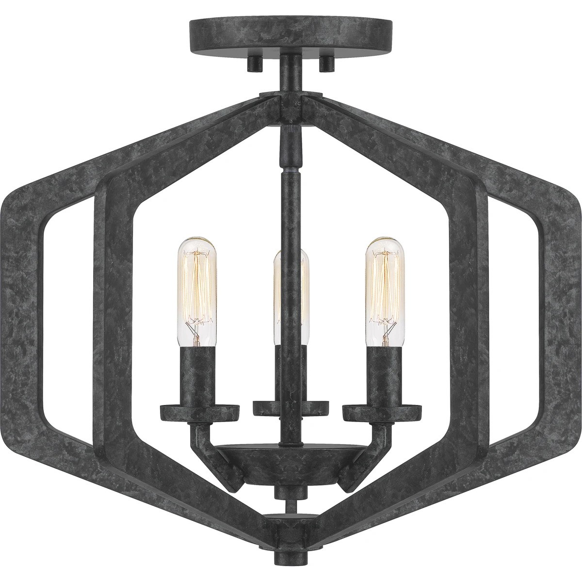 QZEL VAN1716OK OLD BLACK SEMI FLUSH        *