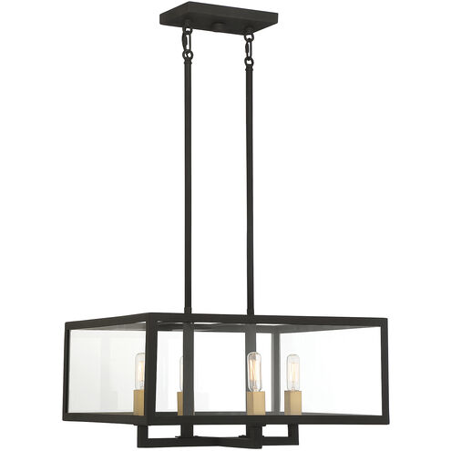 SAVO L729284137 TEXTURED BLACK  PENDANT      *