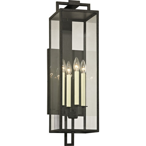 TROY B6383 IRON 4LT WALL FORGED