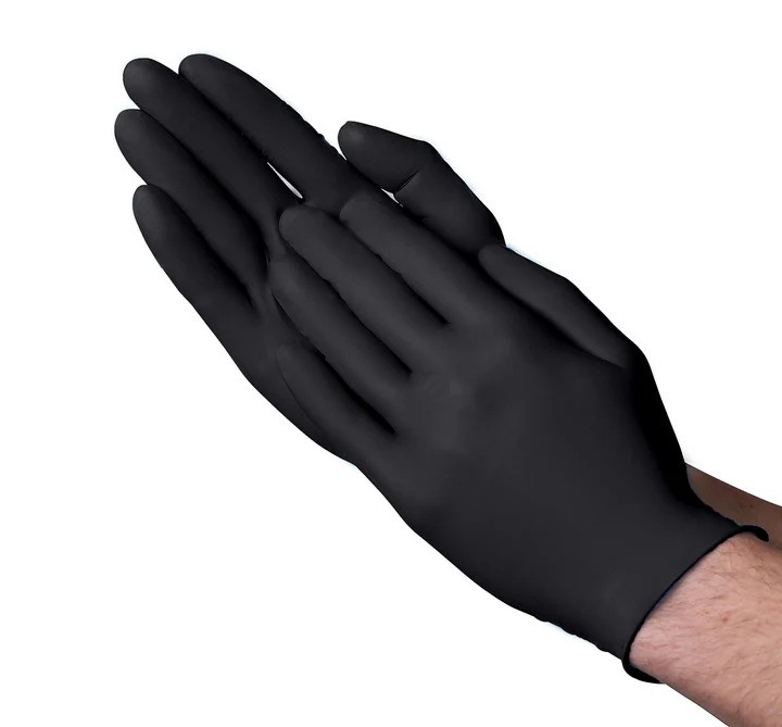 VANGUARD A16A35-2XL 5 MIL NITRILE EXAM PF BLACK 10/100 CS