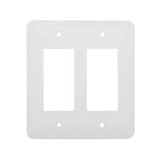 MULB 75402 WHITE WRINKLE PRINCESS DECORA 2G 2 GANG 10/PK