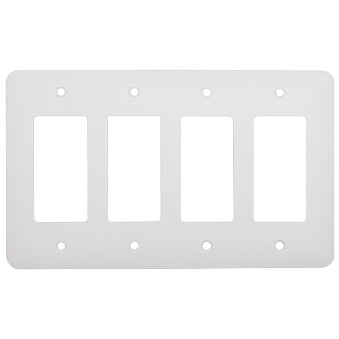 MULB 75404 4G DECORA WRNKL WHT. PRINCESS PLATE 10/PK