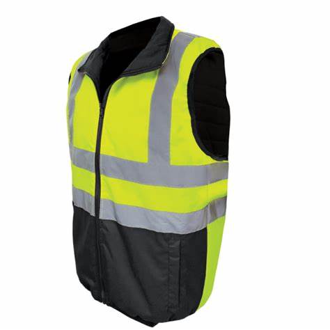 GLOGLOVE GLO-V1-4XL REVERSIBLE INSULATED SAFETY VEST 4XLARGE