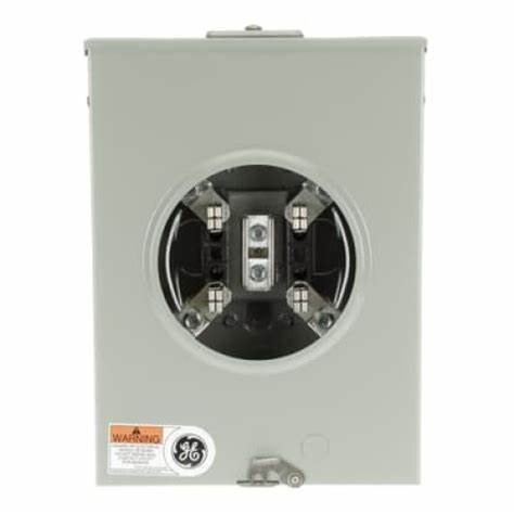 ABB 1004710EGE METER SOCKET 200A 4 TERM SMALL HUB COVER PLATE INC BDECO DTE UL OH UG