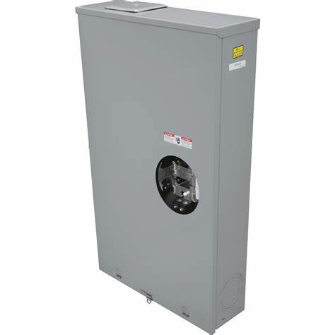 ABB 1008836GE METER SOCKET 320A 4 TERM LARGE HC PLT/BLVB MEG 1PH OH UG LOAD LUGS NOT PRIVIDED