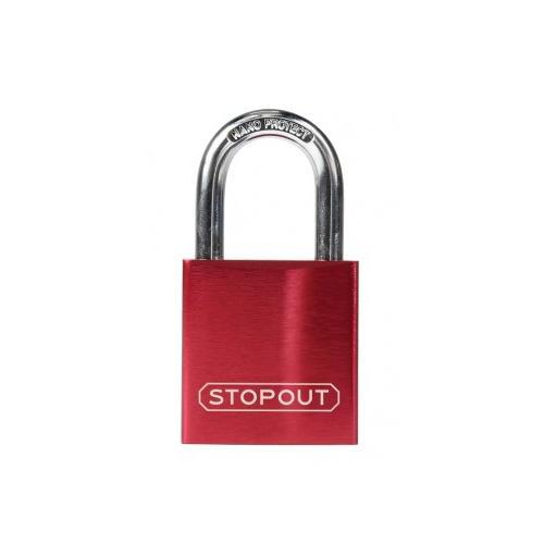 ACCUFORM KDL662RD RED PADLOCK BODY HEIGHT: 1 1/2" SHACKLE HEIGHT: 3"