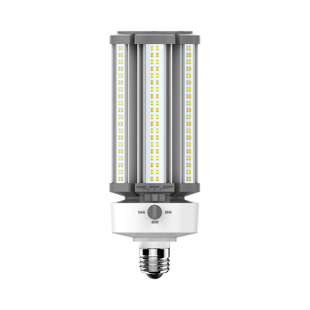 RAB HIDFA-54S-E26-8CCT-BYP/5SP  FIELD-ADJUSTABLE POST TOP 5 PIN 36/45/54W 5220/6525/7830 LUMEN E26 90CRI 3K/4K/5K