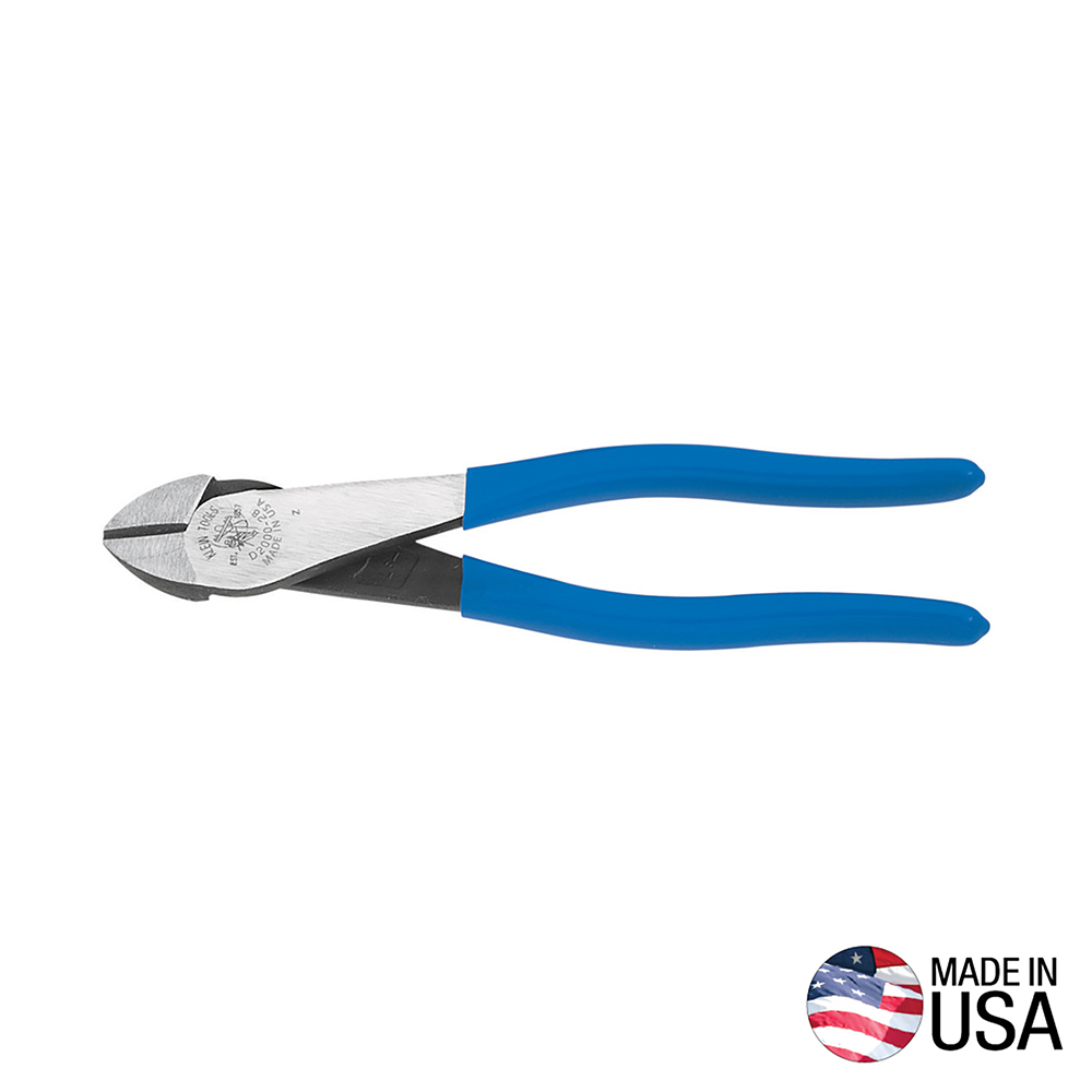 KLEI D2000-28 DIAGONAL CUTTING PLIERS, HEAVY-DUTY, HIGH-LEVERAGE, 8-INCH