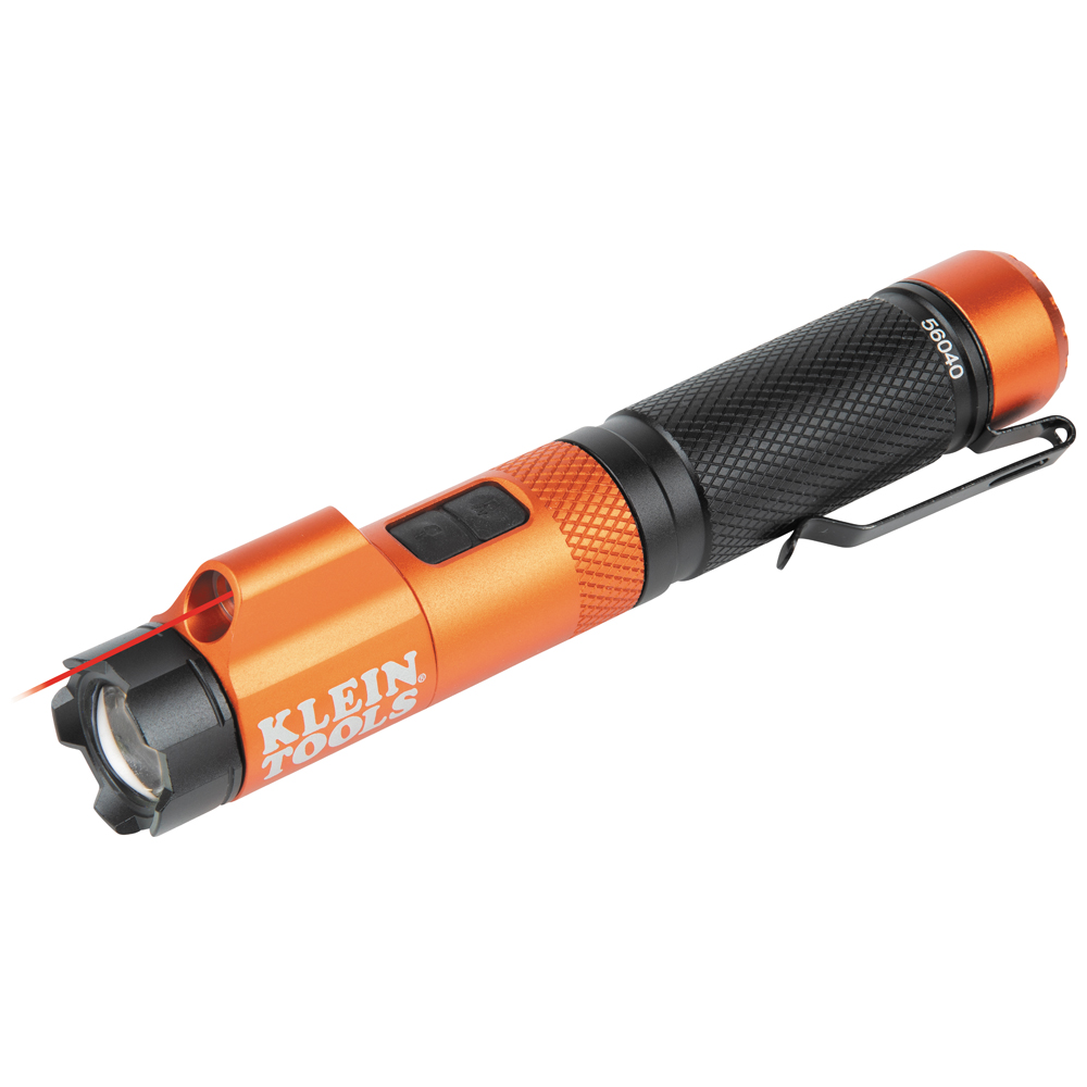 KLEI 56040 RECHARGEABLE FOCUS FLASHLIGHT WITH LASER
